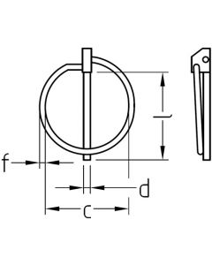 SIGURANTA DIN 11032 - 4,5MM-LP4