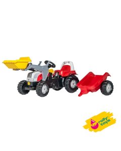 TRACTOR STEYR CU PEDALE, REMORCA SI INCARCATOR