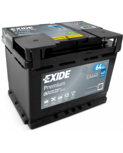 ACUMULATOR EXIDE 64 AH CURENT DE PORNIRE: 640 A, V